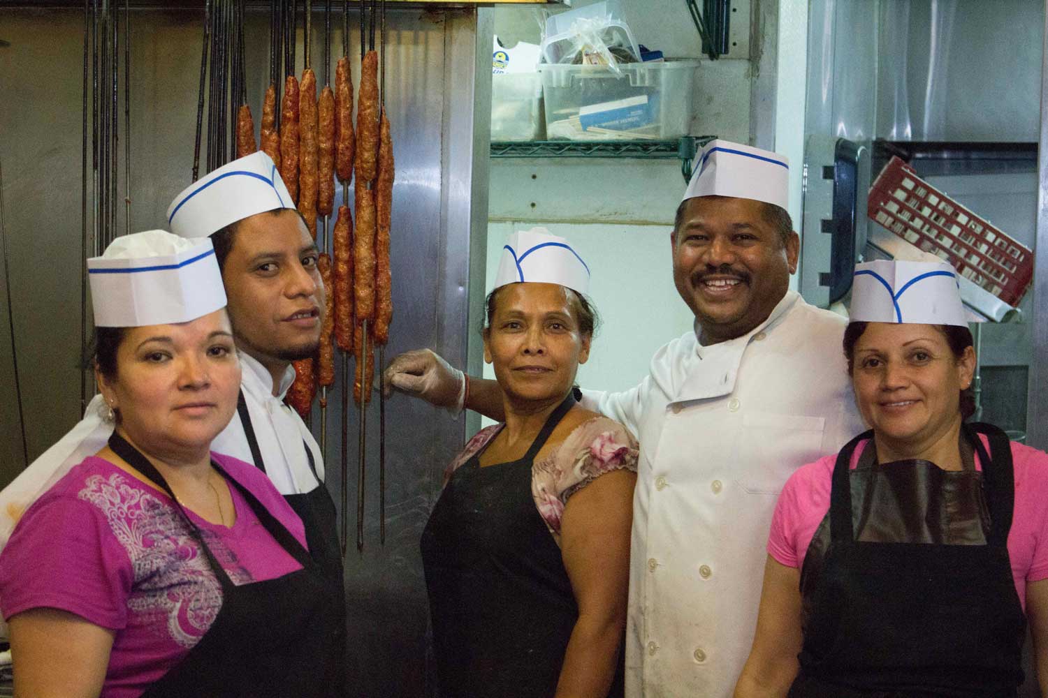 Kitchen staff at Austin's Bombay Bistro