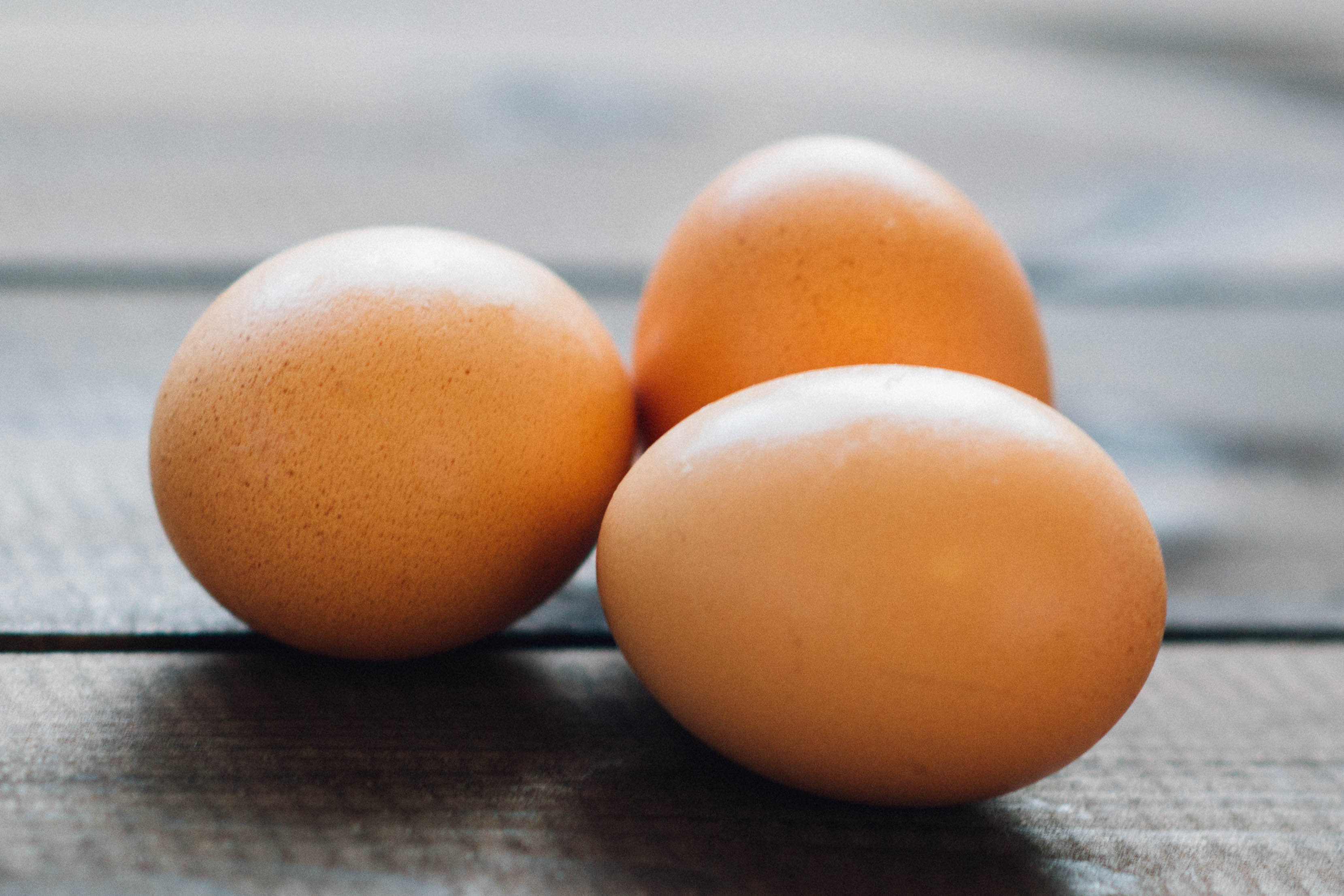 Eggs on a table