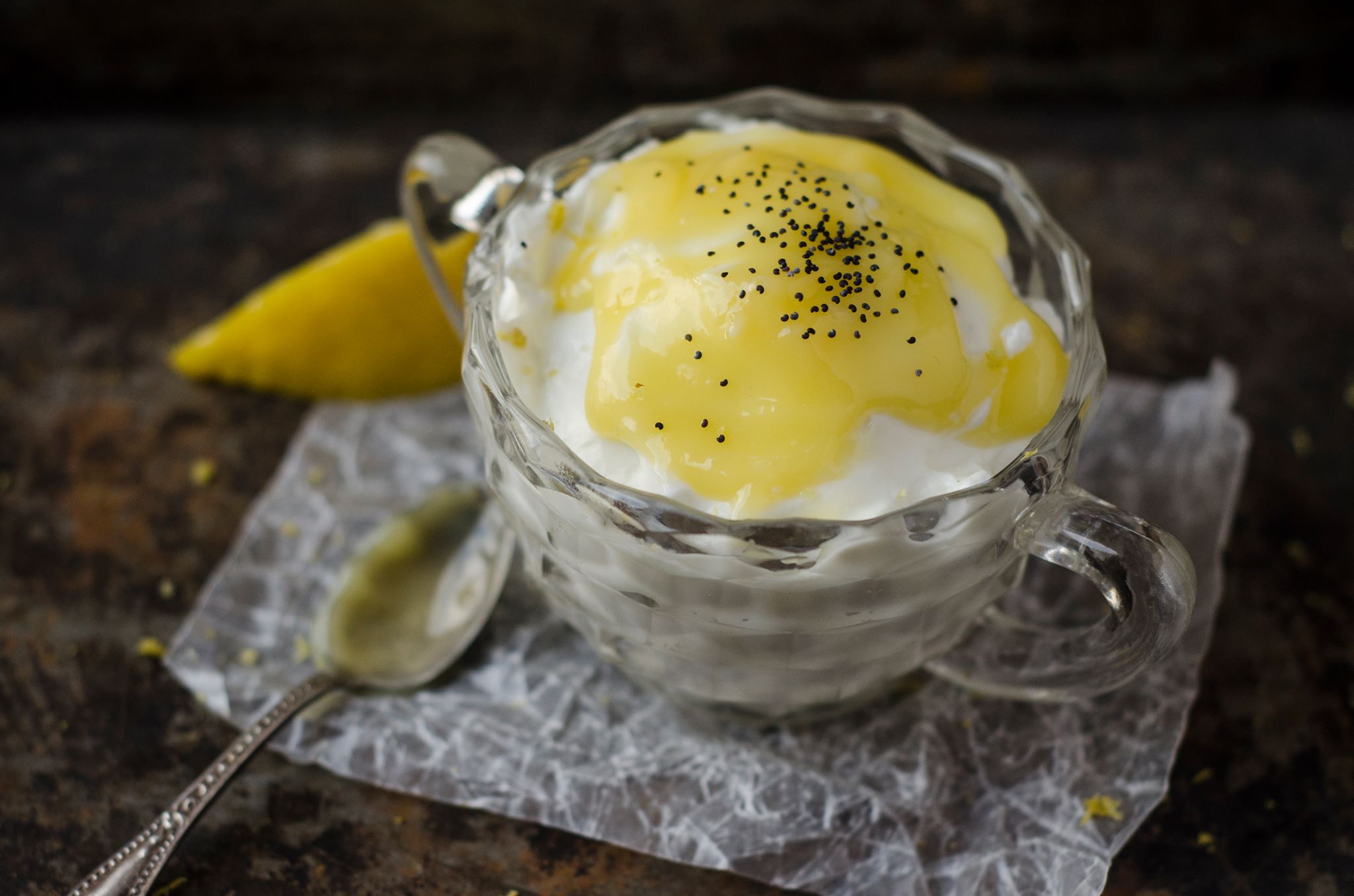 A lemony dish from Toronto's Astarte Fresh Yogurt Bar