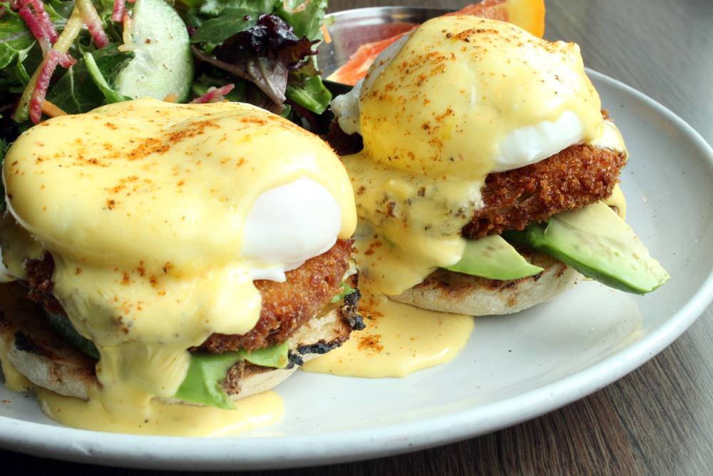 The Good Fork's eggs benedict