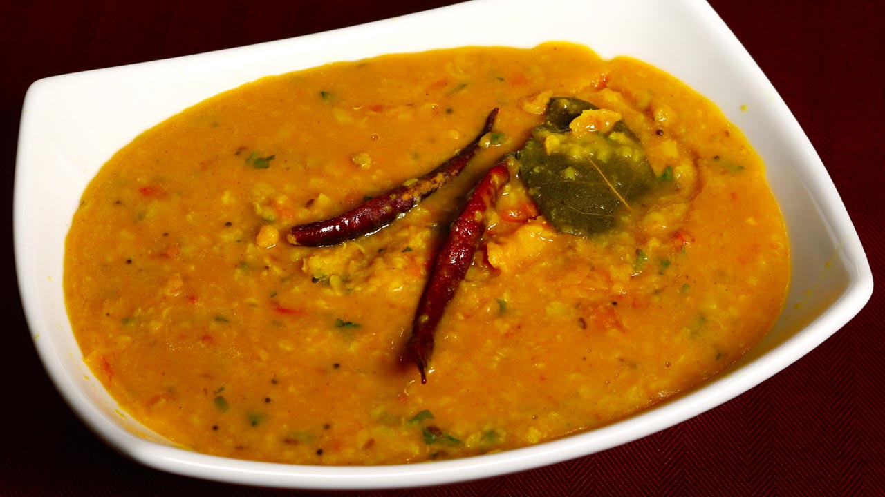 Spicy Daal curry in a bowl