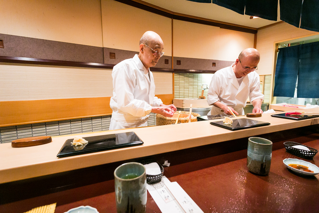 Netflix's Jiro Dreams of Sushi: Inside the kitchen with Jiro and his worker