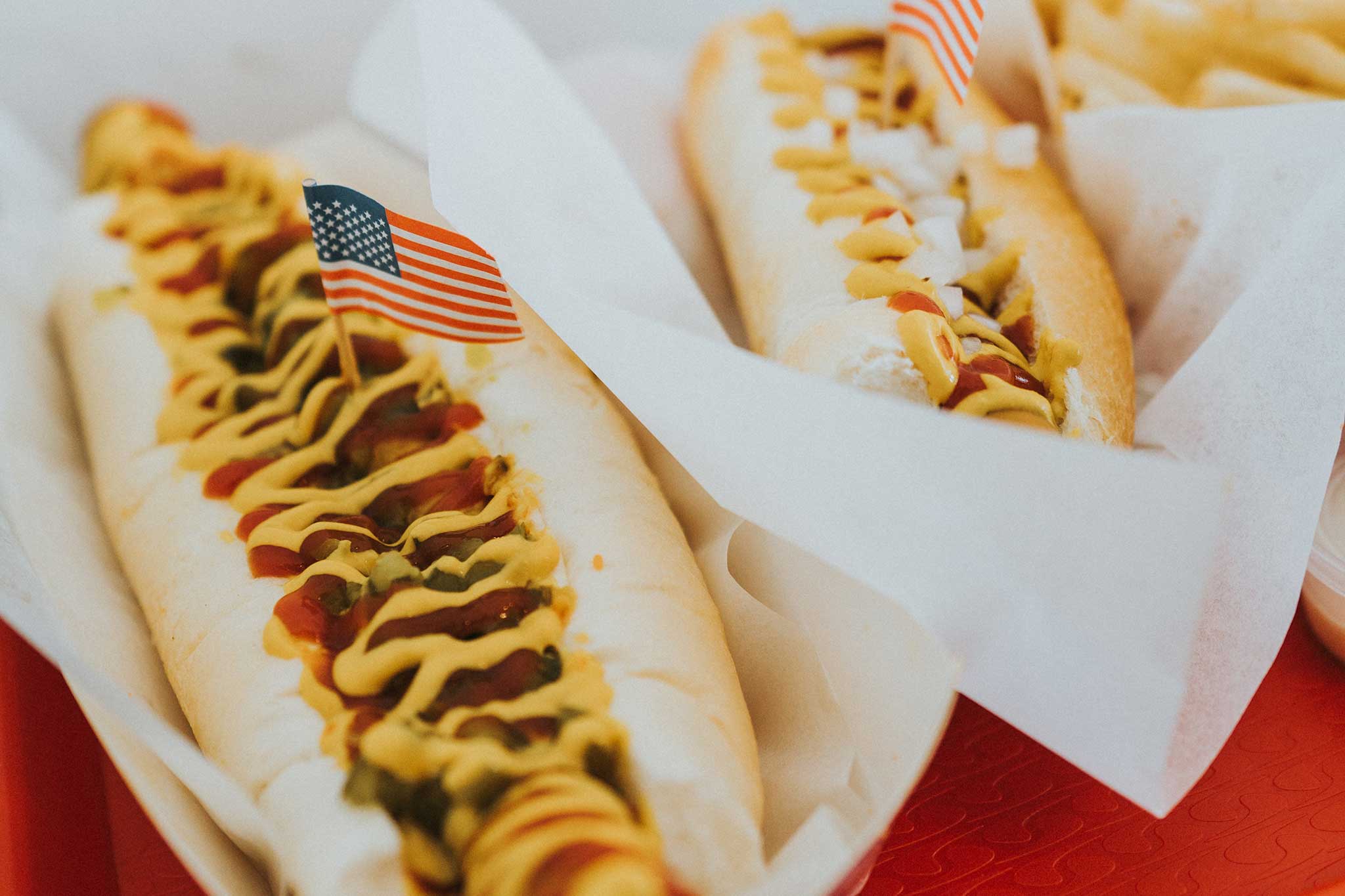 All-star American July 4th hot dogs