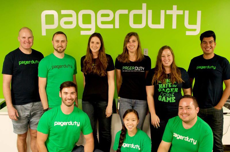 A PagerDuty team photo.